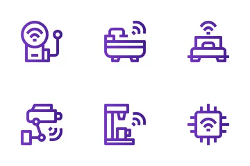 Dispositivo doméstico inteligente Paquete de Iconos