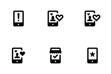 Dispositivo móvil Paquete de Iconos