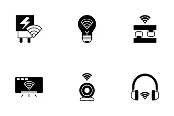 Dispositivo wireless Pacote de Ícones