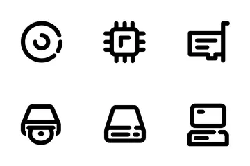 Dispositivo tecnológico Paquete de Iconos