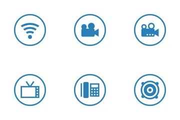 Dispositivos e comunicação Pacote de Ícones