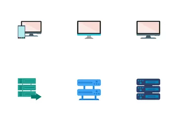 Datos y dispositivos Paquete de Iconos