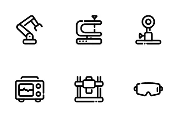 Dispositivos de ingeniería Paquete de Iconos