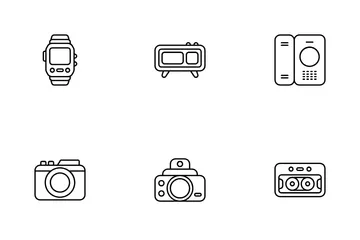 Dispositivos electrónicos Paquete de Iconos