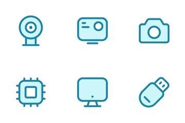 Dispositivos electrónicos Icon Pack