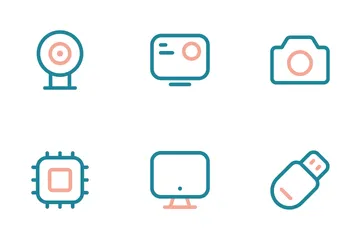 Dispositivos electrónicos Icon Pack