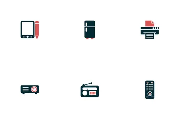 Dispositivos Elétricos Pacote de Ícones