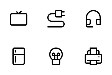 Dispositivos eletrônicos Pacote de Ícones