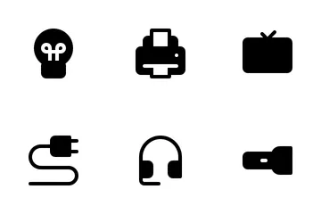 Dispositivos eletrônicos Pacote de Ícones