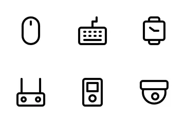 Dispositivos eletrônicos Pacote de Ícones