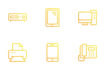 Dispositivos eletrônicos Pacote de Ícones