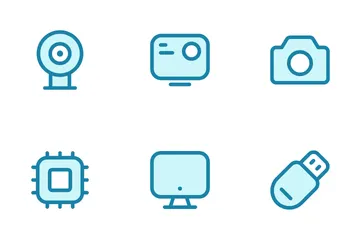 Dispositivos eletrônicos Pacote de Ícones