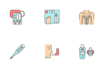 Dispositivos médicos Pacote de Ícones