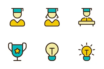 Distance Learning Platform Icon Pack