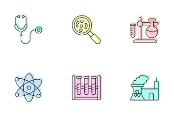 Diverse Biology Icon Pack