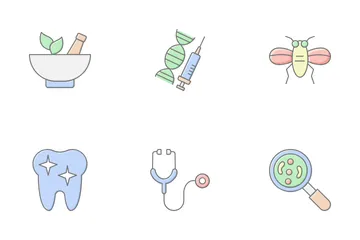 Diverse Biology Icon Pack