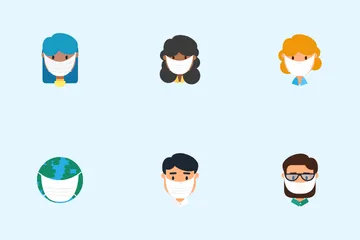 Diverse People Character Icon Pack