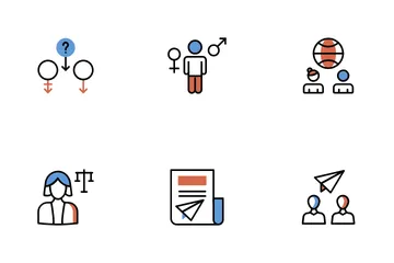 Diversidade e Direitos Civis Pacote de Ícones