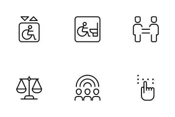 Diversidade e Inclusão Pacote de Ícones