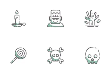 Diversión de Halloween Paquete de Iconos