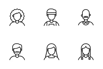 Avatars de la diversité Pack d'Icônes