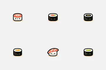 Sushi divertente Icon Pack