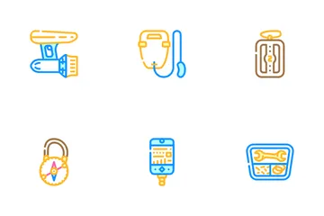 Diving Equipment And Accessories Icon Pack