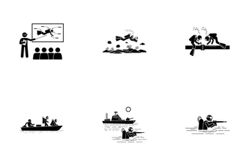 Diving Jobs Icon Pack
