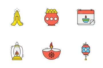 Diwali Paquete de Iconos