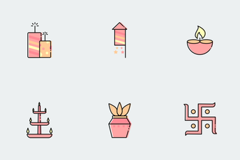 Diwali Elements Icon Pack