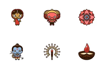Diwali Paquete de Iconos