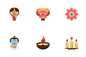 Diwali Paquete de Iconos