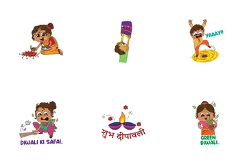 Diwali Sticker Icon Pack