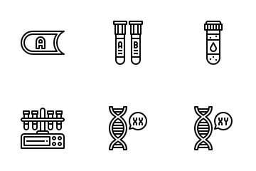 DNA Test Icon Pack