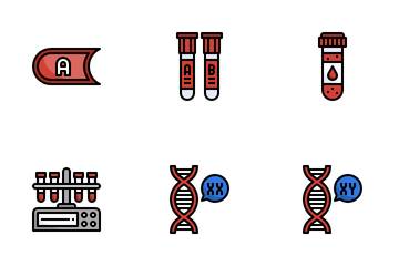 DNA Test Icon Pack