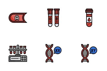 DNA Test Icon Pack