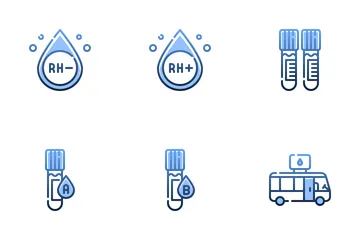 Doação de sangue Pacote de Ícones