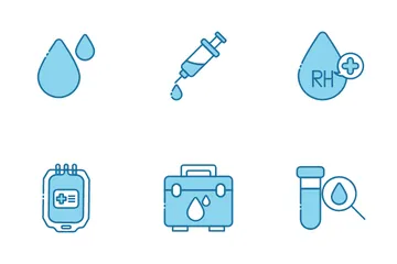 Doação de sangue Pacote de Ícones