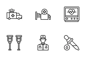 Doctor And Hospital Icon Pack