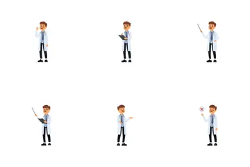 Doctor Character Icon Pack