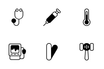Doctor Equipment Icon Pack