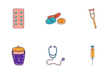 Doctor Equipment Icon Pack