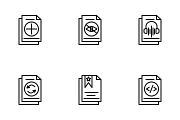 Document And Files Icon Pack