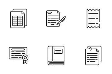 Document And Paper Icon Pack