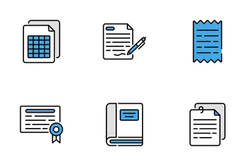 Document And Paper Icon Pack