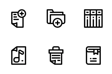 Document Archive Icon Pack