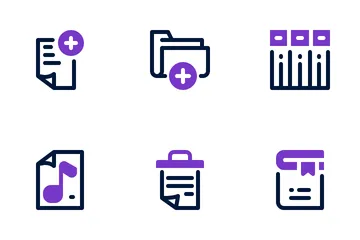 Document Archive Icon Pack