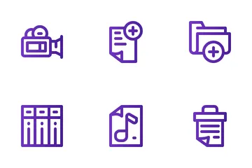 Document Archive Icon Pack