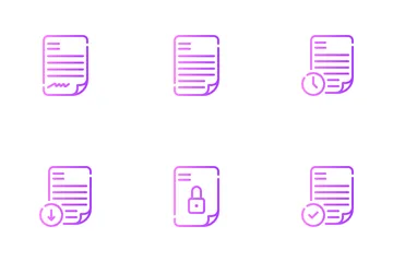 Document Business Icon Pack