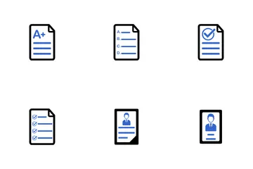 Document de bureau Pack d'Icônes